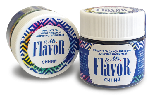 Краситель сухой жирорастворимый синий Mr.Flavor 